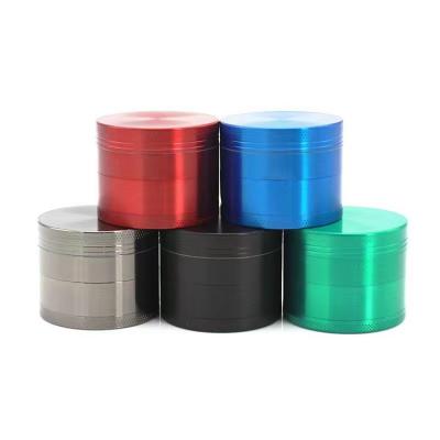 China Favorable Price Tobacco Grinder 4 Layers Zinc Alloy Grinder Customizable Logo Tobacco Shisha Tobacco Grinder for sale