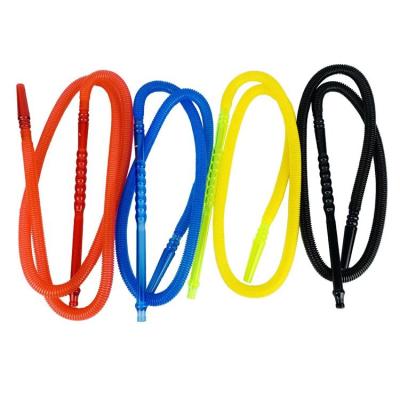 China Professional Made Plastic Shisha Accessories Hookah Smoking Pipe Disposable Shisha Hose Pure Color Shisha Smoking Accessories for sale