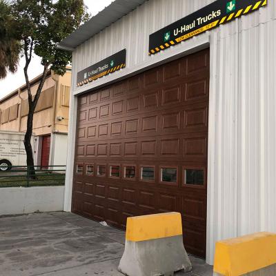 China traditional cheap garage door panels / remote control electric door for sale