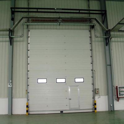 China Industrial Made In China Manufacturer Good Automatic OEM Galvanized Steel Big Door For Warehouse for sale