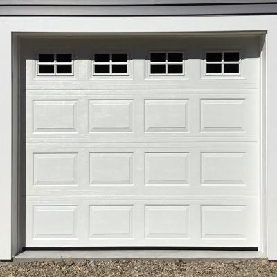 China Manufacturer traditional garage doors 8x8 with windows and with exterior for sale