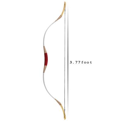 China Traditional Handcraft Wooden Bow Alibow Archery Kids Bow Wooden Handcraft Recurve Bow For Outdoor Kids Archery Shooting for sale