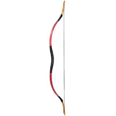 China Traditional Hungarian Alibow Horsebow Recurve Hungarian Red Snakeskin Bow Hunting Bow for sale