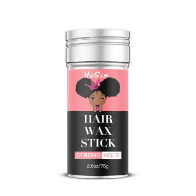 China Wax Stick Natural Ingredients Scent Organic Long Lasting Pleasant Soft Hold Texture Private Label Hair Wax Stick for sale