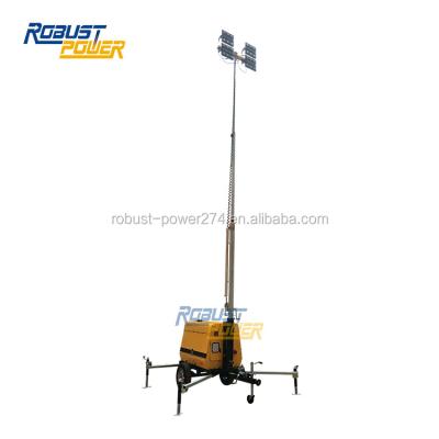 China Sports Stadiums RPLT-6000 Mechanical Light Tower With 7.5 Kw Generator Price for sale