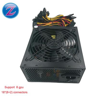 China Desktop PSU Gold PC Power Supply Computer 8 GPU ATX Power Supply PSU from the PSU 1600w 1800w 2000W for sale