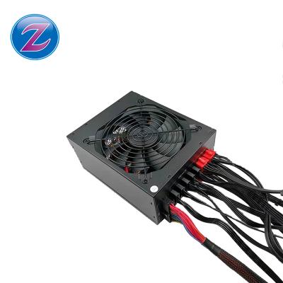 China High Quality Modular Power Supply 1600W 1800W 80+ Gold Full Efficiency Computer Power Supply Zu-1800W for sale