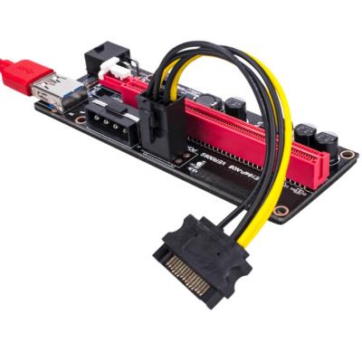 China Desktop GRE 009s PLUS PCI-E PCIE Riser Card 009s PCI Express Adapter Molex Riser 009s Plus for sale