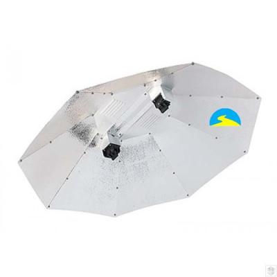 China Other HPS 1000W Grow Hood Aluminum Parabolic Reflector Lightweight Finished Double Reflector for sale