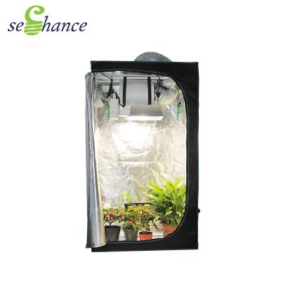 China Easily Assembled Greenhouse Mylar Fabric Tent Grow Cabinet Silver Mylar Hydroponics Grow Tent for sale