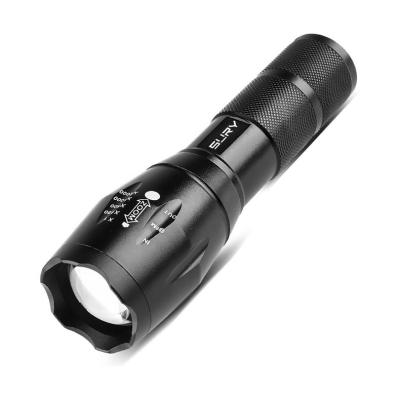 China Outdoor camping increasing power style t6061 super powerful zoomable 2000 lumens water proof walking explosion proof flashlights for hunting for sale