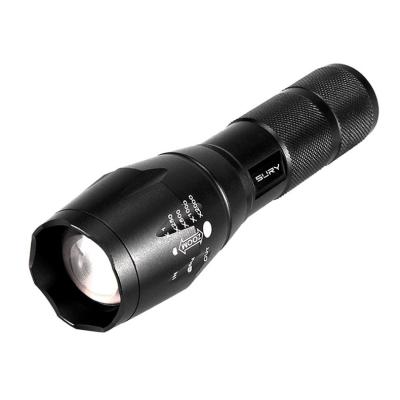 China Amazon High Power Search Outdoor Camping Rise Walking Light 2000 Lumen Police LED XML T6 Rechargeable Torch Self Defense Tactical Flashlights for sale