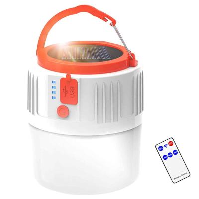 China Solar Rechargeable LED Power Bank Blackout Hurricane Emergency Light Portable Camping USB LANDSCAPE Lantern With Outdoor for sale