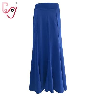 China Medical Place Clearance Modest Long Skirts With Elastic Fabric / Clearance Scrubs Long Skirt /medical Skirt Work Skirts for sale