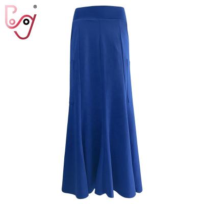 China Medical Place Customized Modest Long Skirts With 4 Way Stretch Fabric Workwear for sale