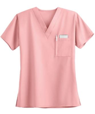 China Fashionable high quality women's eco-friendly v-neck scrub senior hospital uniforms nurse work to wear medical scrubs for sale