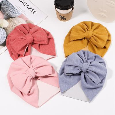 China New Custom Multi Color Hair Decoration Elastic Headband Bow Hat Bandana Girls Hair Accessories Shapes Head Tie Scrunchies for sale