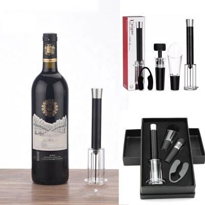 China Viable 4 Pcs Pack Air Pressure Cork Remover Easy Pop Outlet Compressor Wine Opener for sale