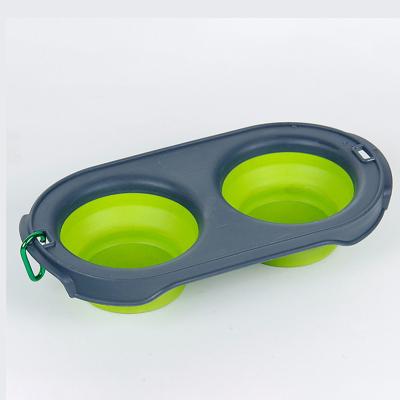 China Manufacturer Wholesale Collapsible Silicone Foldable Viable Folding Portable Travel Dog Bowl for sale