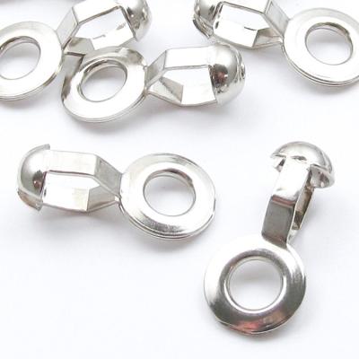 China Metal Stainless Steel Ball Connector Chain Clasp Crimps Beads DIY Jewelry Accessories for sale