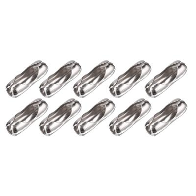 China Wholesale Nickel Plated Standard Metal Ball Chain Clasps For Jewelry for sale