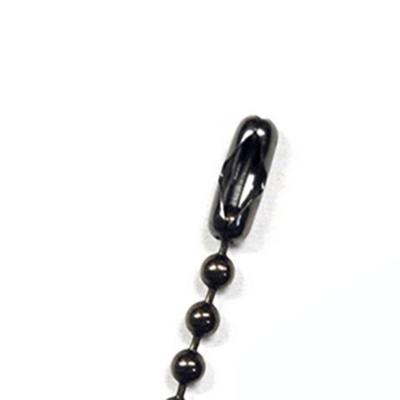 China Metal Black Metal Steel Ball Stainless Steel Ball Bead Chain Connector for sale