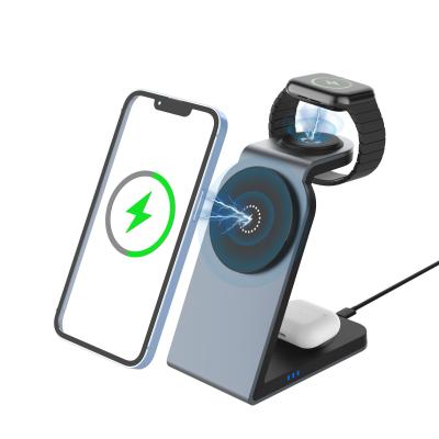 China Multi-functional Wireless Charging Station for Mobile Phone iwatch and AirPods 5w zu verkaufen