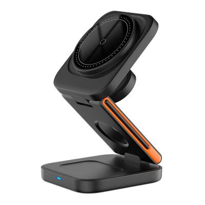 Cina Protezione da sovraccarico 3 in 1 porta caricabatterie wireless iPhone e Samsung Watch in vendita