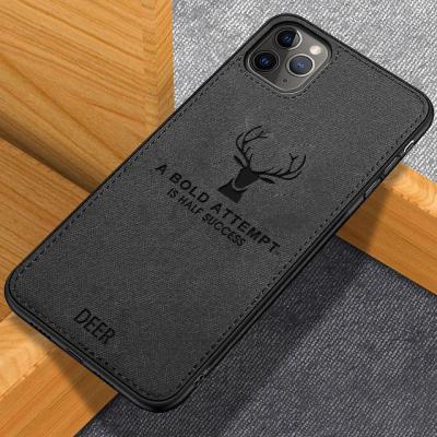 China BROWN PU Elk Leather Phone Case Cover For IPhone HUAWEI SAMSUNG Scratch-proof Function for sale