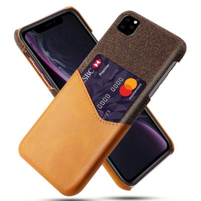 China Shockproof Custom Logo Card Wallet Mobile Cover for iPhone 11 Pro Max No Special Craft for sale