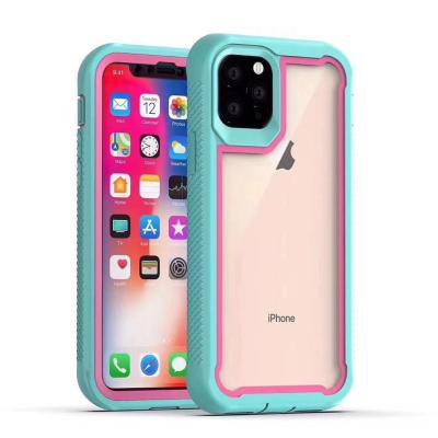 Cina Disegno sportivo Mobile Armor Cover TPU Retro Transparent Phone Case Per iPhone 11 Pro Max in vendita