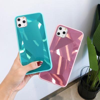 China Custom Blue TPU Acrylic Shockproof Cover For Iphone 11 Pro Max Mobile Cell Phone Case for sale