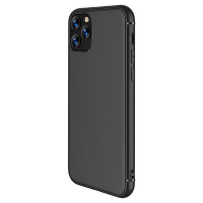 China Shockproof Custom Black Phone Cover IPhone 11 Pro Max Matte TPU Protective Mobile Case for sale