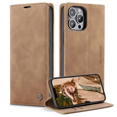 China CaseMe 15 Ultra Luxury Wallet Case Card Magnetic Holder TPU Leather Back Cover For Iphone 15 Pro Phone Case for sale