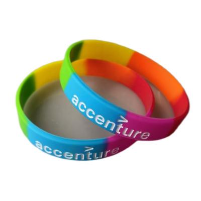 China Eco-Friendly Customize Silicone Rfid Wristband Waterproof High Quality Soft Rubber Promotional Wristband For Event Wristbands NFC Festival for sale