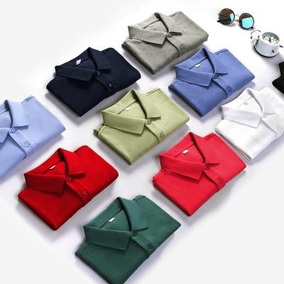 China Wholesale Breathable Customize Polo Shirt With Logo Printing Cotton T-shirt High Quality Fashion Business Uniforms Custom Mens Shirts for sale