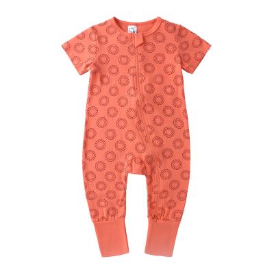 China Spandex Cotton/Cotton Organic Baby Infant Clothes Newborn Girl Romper for sale