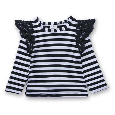 China Lovely Breathable Cotton Princess Baby Clothes Long Sleeve Tops Fall Babies T Shirts for sale