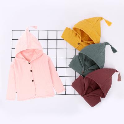 China Girls Breathable Canvas Coats Clothing Baby Autumn Spring Children Pink Girl Tops Hooded Fall Baby Clothes for sale