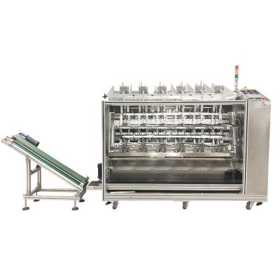 China High Speed ​​Food 6 8 10 Heads Jet Cosmetic Facial Mask Gasket Filling Machine Automatic Facial Mask Filling Machine for sale