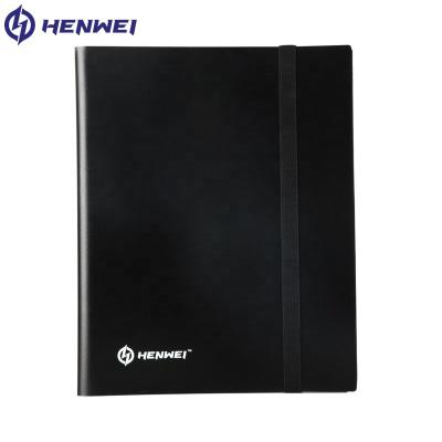 China Durable Commercial Henwei Sleeve Folder Protectors Book Plastic Pokemon Top Loader Trading Card Binding for sale