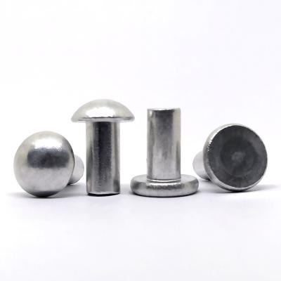 China Automotive Industry Aluminum Stainless Steel-Copper Flat Head Round Head Solid Rivets for sale