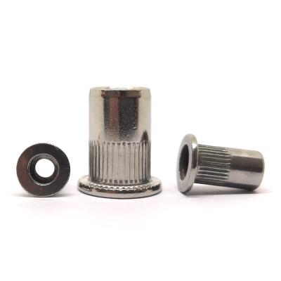 China Stainless Steel Or Stainless Steel Carbon Steel Nutsert Rivnut Rivet Nut With Knurled Body for sale