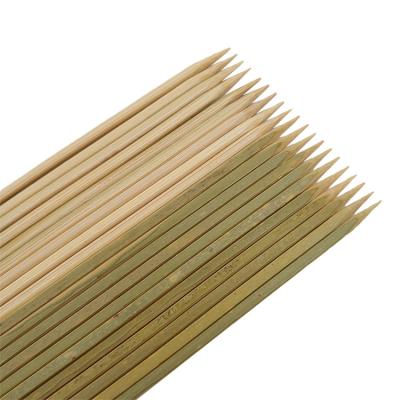 China Easily Cleaned Square Square Wooden And Bamboo Skewer Skewer for sale