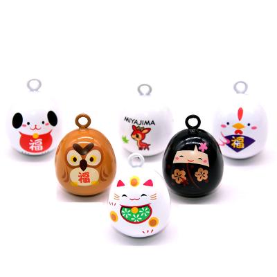 China Japan In Stock Wholesale Japanese Tumbler Bell Cartoon DIY Small Bell Decorative Souvenirs Gift for sale