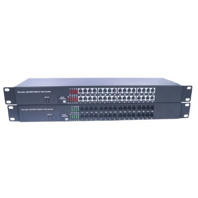 China FTTH 32 Channel Fiber Optic Telephone Converter Telephone Transmitter PCM Multiplexer for sale