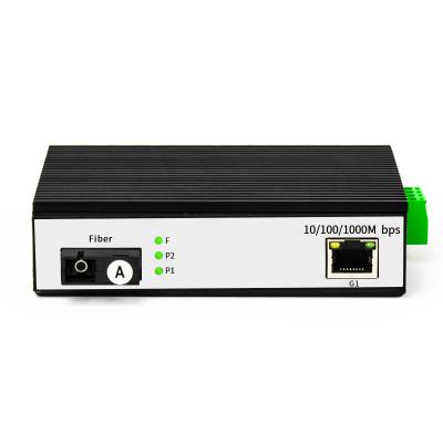 China CCTV industrial gigabit 2 poe switch 1 port full port and 1fiber optic switch for sale