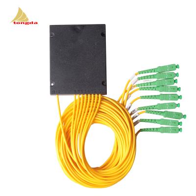 China Compatible Telecommunication FTTH HUAWEI GPON EPON System PLC Fiber Optic Splitter SC Connector 1x8 for sale