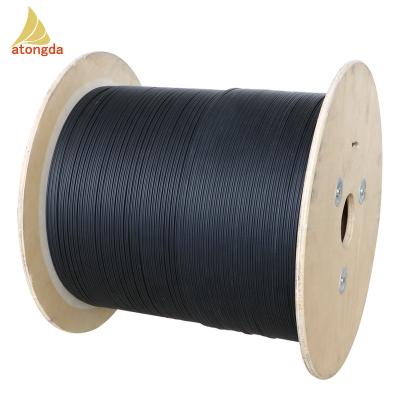 China FTTH Fiber To Home G657A2 FTTH Drop Cable 1 Core Fiber Optic Cable LSZH Two FRP FRP for sale