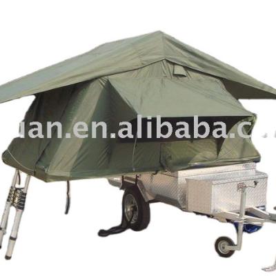 China Lightweight Aluminum ATV Trailer Camper Tent Trailer for sale